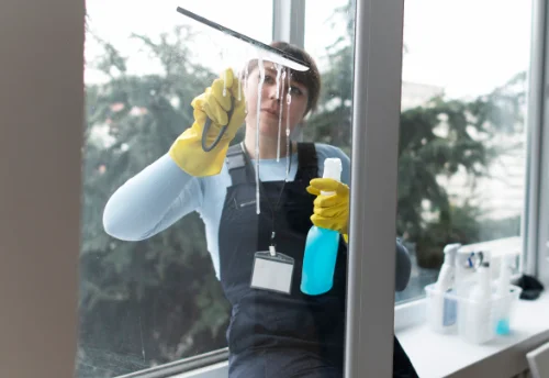 Nettoyage de vitres intérieures et extérieures au Cendre